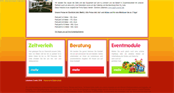 Desktop Screenshot of partyzelte-mieten.de